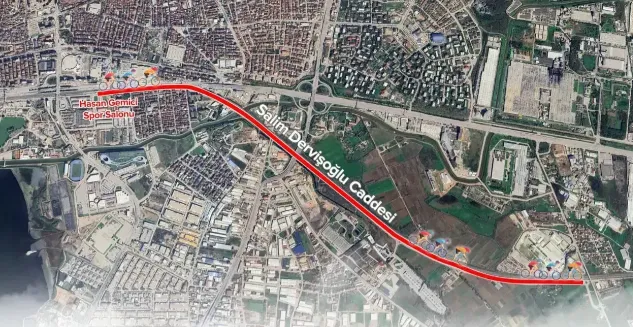 İki ilçeyi birbirine bağlayan cadde trafiğe kapatılacak