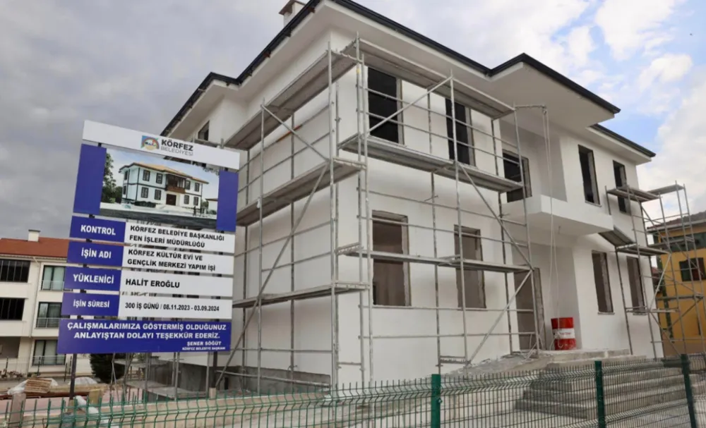 Taşköprü Kültür Evi yükseliyor