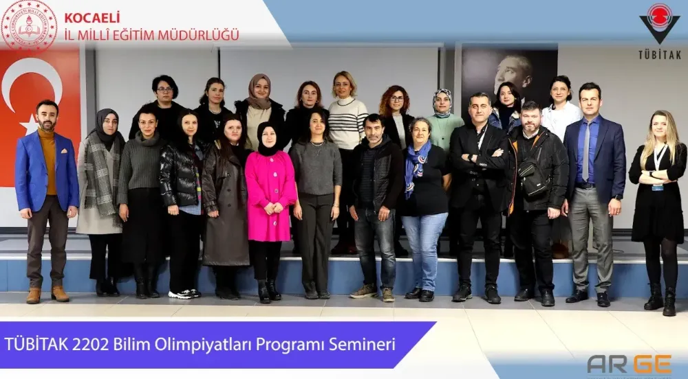 KOCAELİ TÜBİTAK 2202 BİLİM OLİMPİYATLARINDA İLK BEŞTE