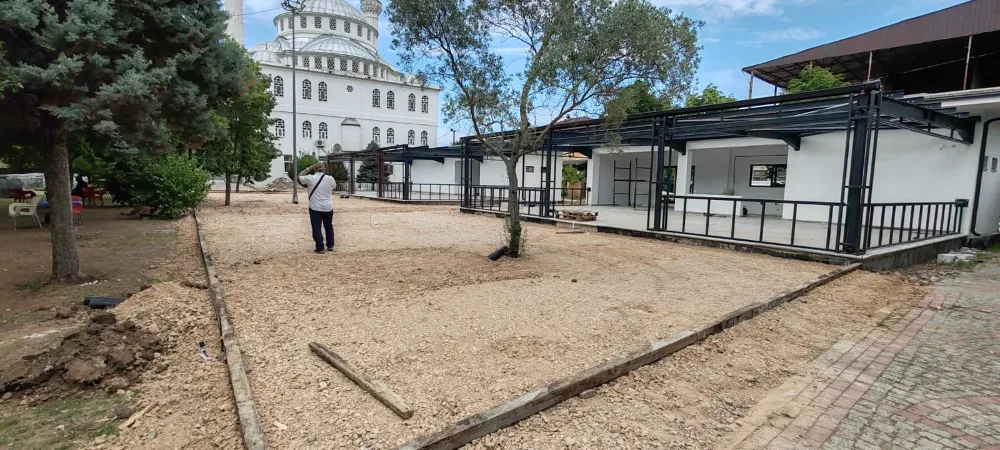 Köseköy meydan düzenlemesinde çalışmalar hızlandı