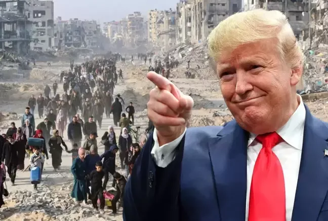 ABD Başkanı Trump: 1 milyon Filistinli bu iki ülkeye taşınmalı! Gazze