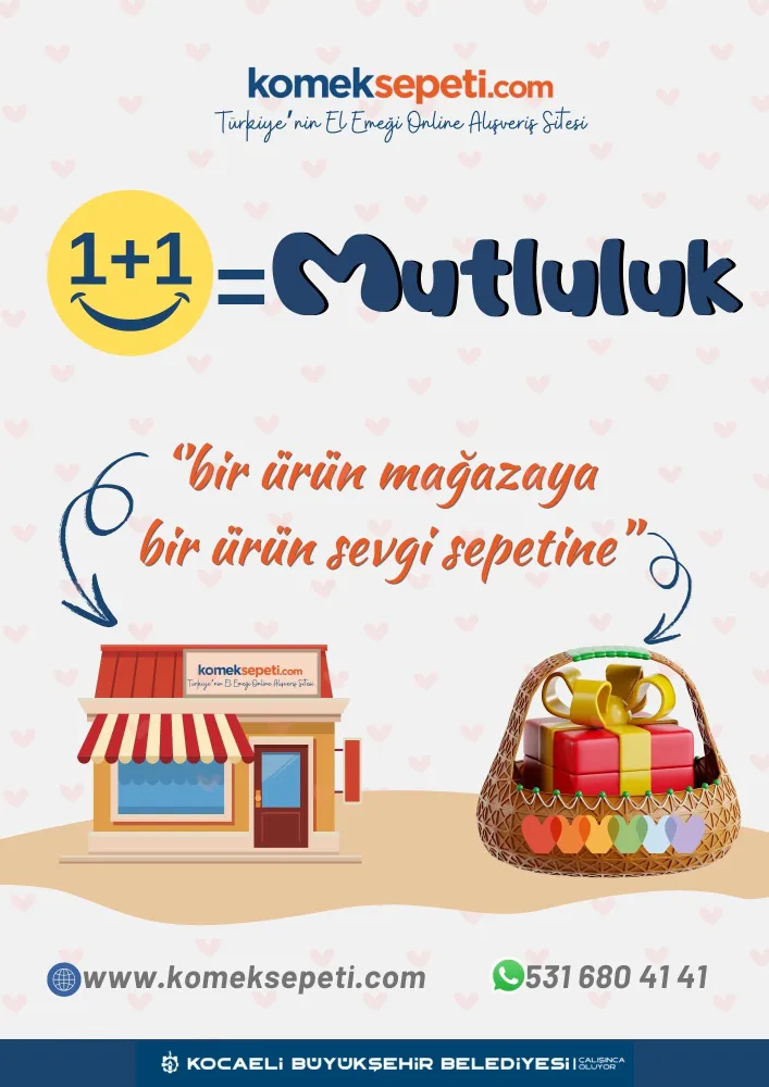“1+1=Mutluluk” projesiyle iyilik çoğalacak
