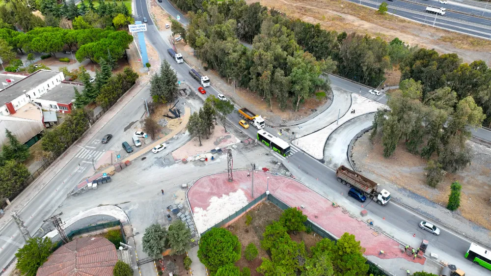 GTÜ Kavşağı yeni haliyle trafiği rahatlatacak
