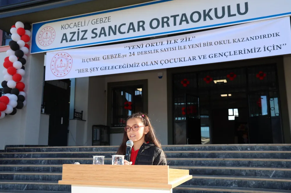 Aziz Sancar Ortaokulu Törenle Hizmete Açıldı