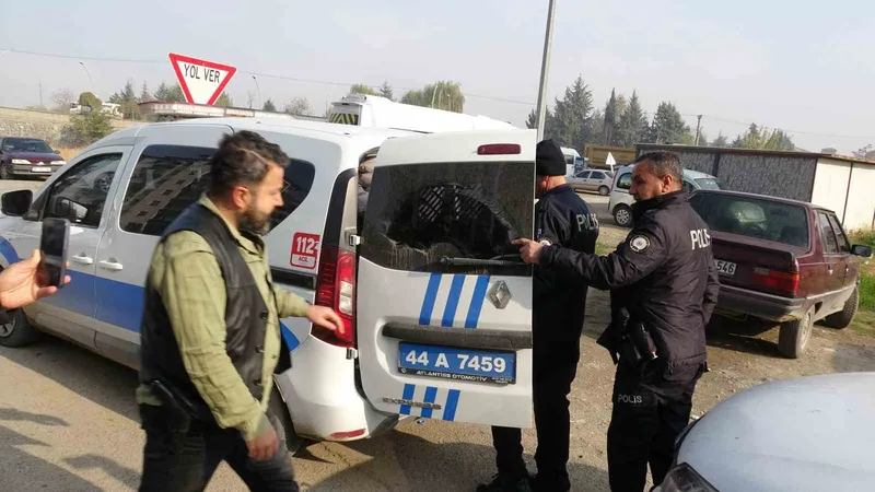 Malatya’da film sahnelerini aratmayan kovalamaca
