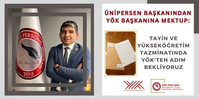 ÜNİPERSEN Başkanı Güzel’den YÖK’e mektup
