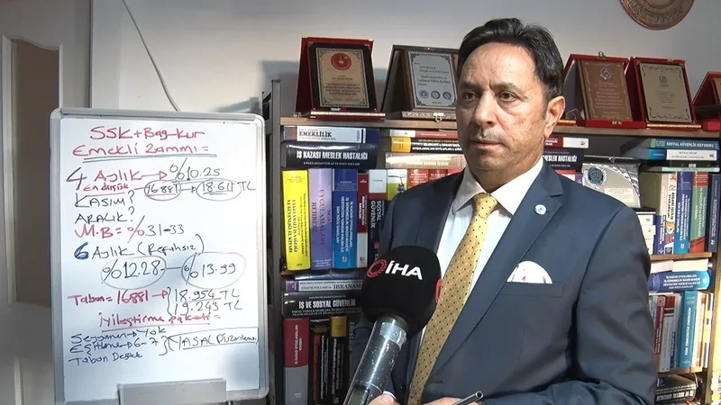 Uzmanı açıkladı: SSK ve BAĞ-KUR emeklisi ne kadar zam alacak
