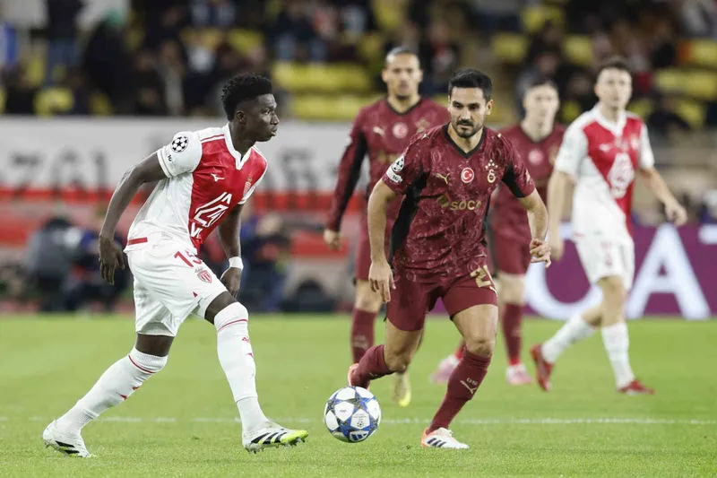 UEFA Şampiyonlar Ligi: Monaco: 0 - Galatasaray: 0 (İlk yarı)
