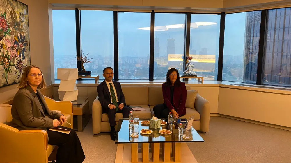 Vali İlhami Aktaş, Sabancı Vakfı Genel Müdürü Nevgül Bilsel Safkan