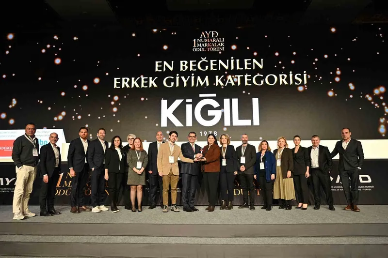 Kiğılı, ‘En Beğenilen Erkek Giyim Markası’ seçildi
