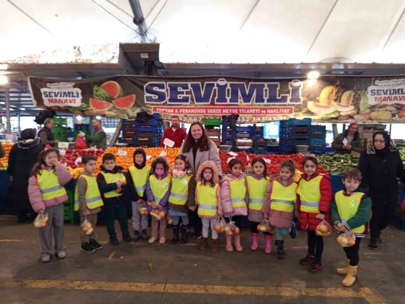 Anaokulu Öğrencilerinden Yerli Malı Haftası’na anlamlı ziyaret
