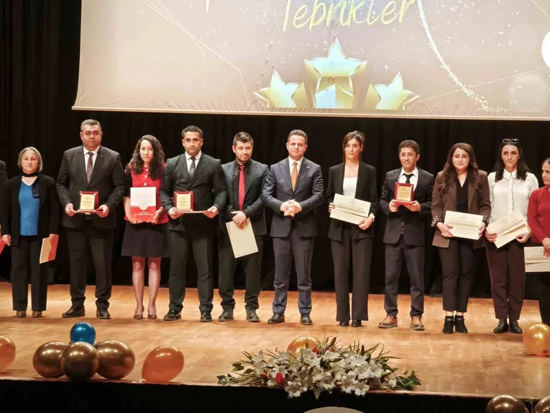 Muğla eğitim camiası ödül töreninde buluştu
