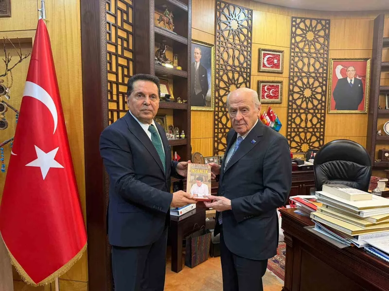 Özer’den Bahçeli’ye ziyaret: 