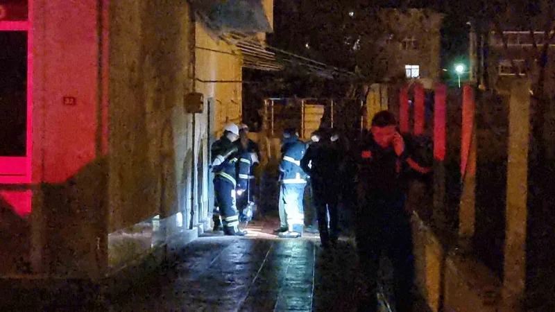 Sinop’ta kömürlük yangını korkuttu
