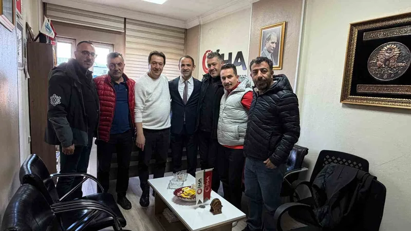 Kayak kulüpleri Birliği’nden İHA’ya ziyaret
