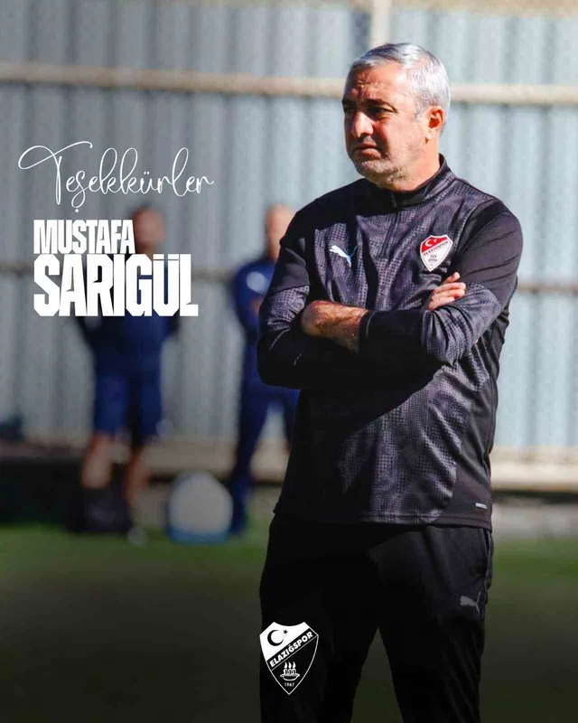 Elazığspor’dan Mustafa Sarıgül’e veda
