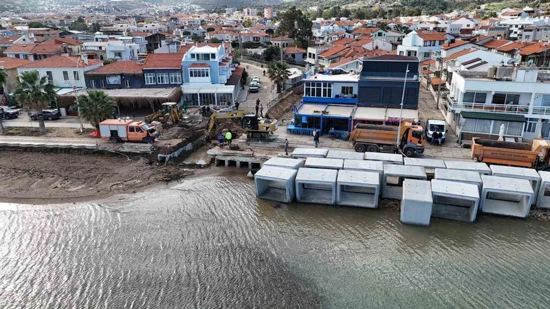 Foça’da sel ve taşkın felaketine gecikmeli tedbir
