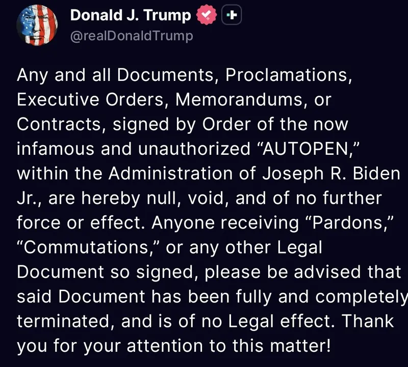 Trump, Biden döneminde 