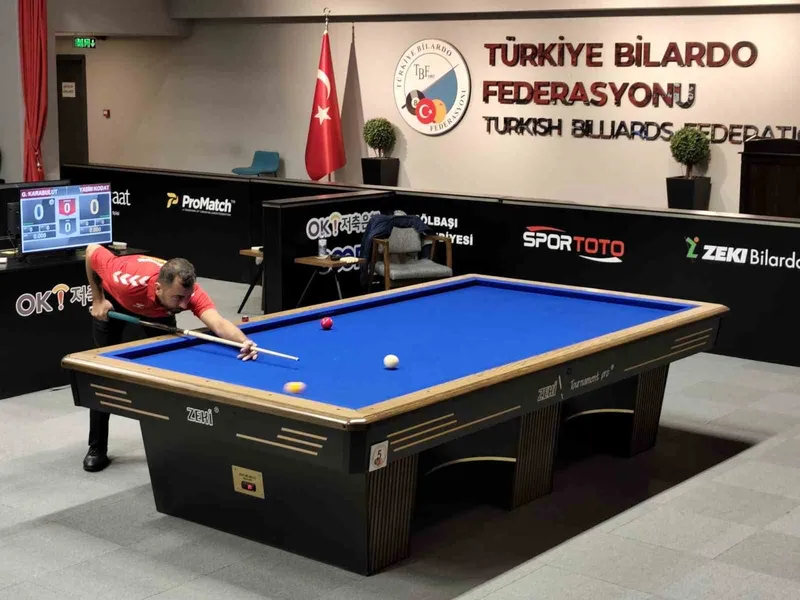 Yenişehir Belediyesi bilardo takımı ilk tur müsabakalarını birinci sırada tamamladı
