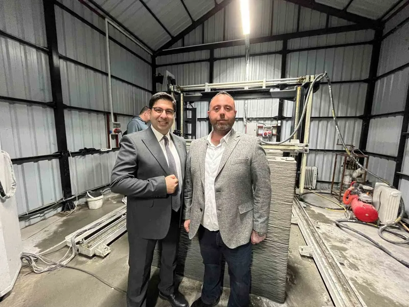 Bursa Uludağ Üniversitesi 3D beton yazıcı ile 3 günde 300 metrekarelik ev yapacak
