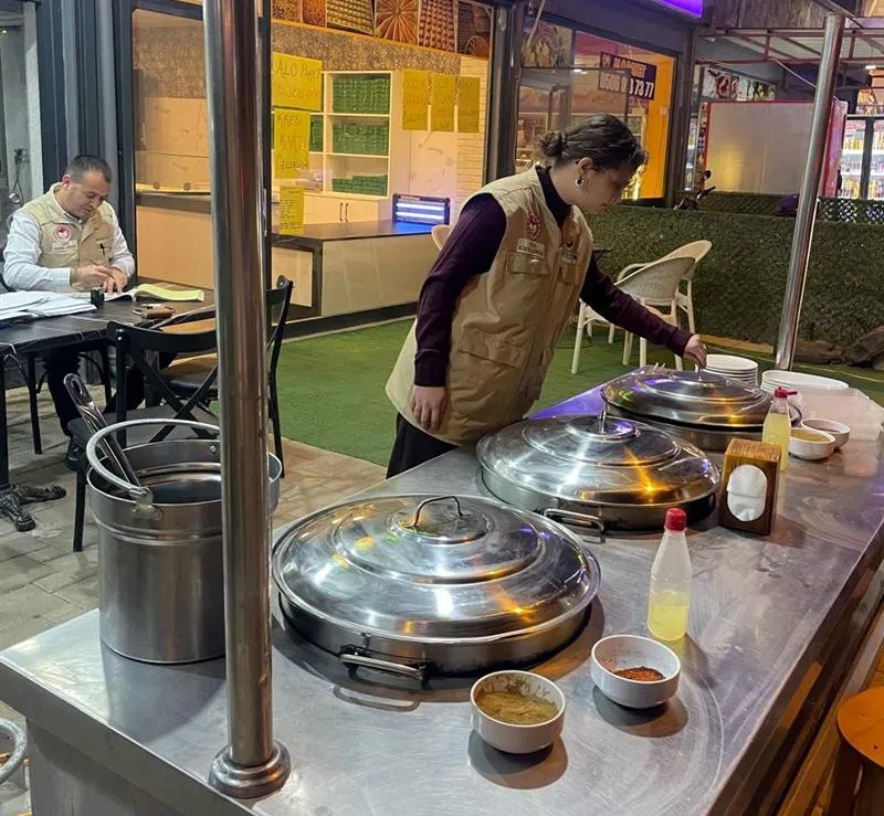 Gıda denetimlerinde 16 işletmeye 715 bin lira ceza uygulandı
