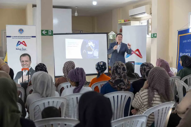 Kadınlara yönelik EVKA eğitimleri Mersin’de yoğun ilgi gördü
