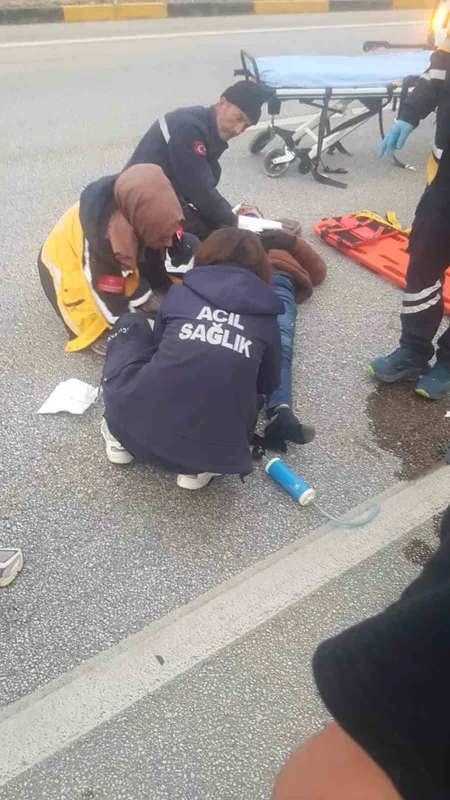 Burdur’da otomobil ile motosiklet çarpıştı: 1 yaralı
