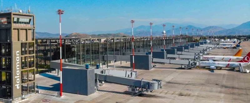 Dalaman havalimanı 11 ayda 5 milyon 542 bin yolcuya hizmet verdi
