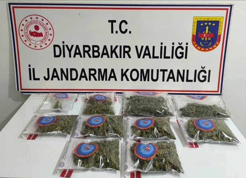 Diyarbakır’da 25 kilo esrar ele geçirildi
