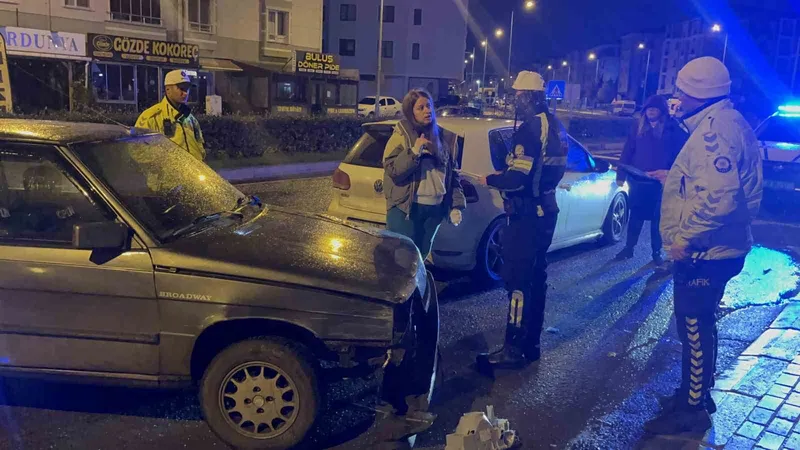 Tekirdağ’da kaza sonrası 