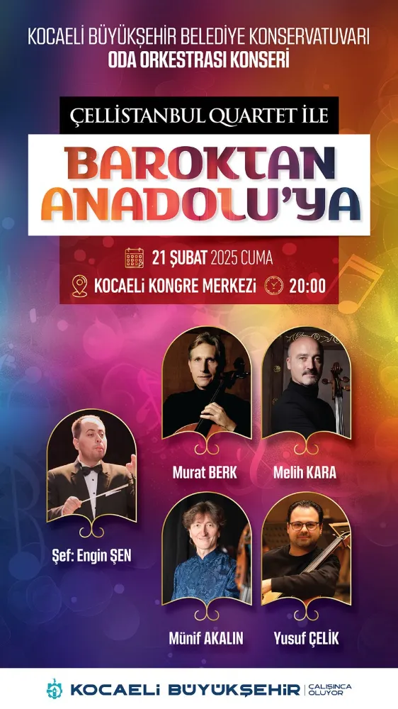 Baroktan Anadolu’ya senfonik tınılar bu konserde
