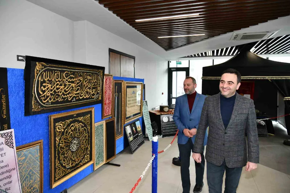 Başiskele’de kutsal emanetler sergisi ziyarete açıldı