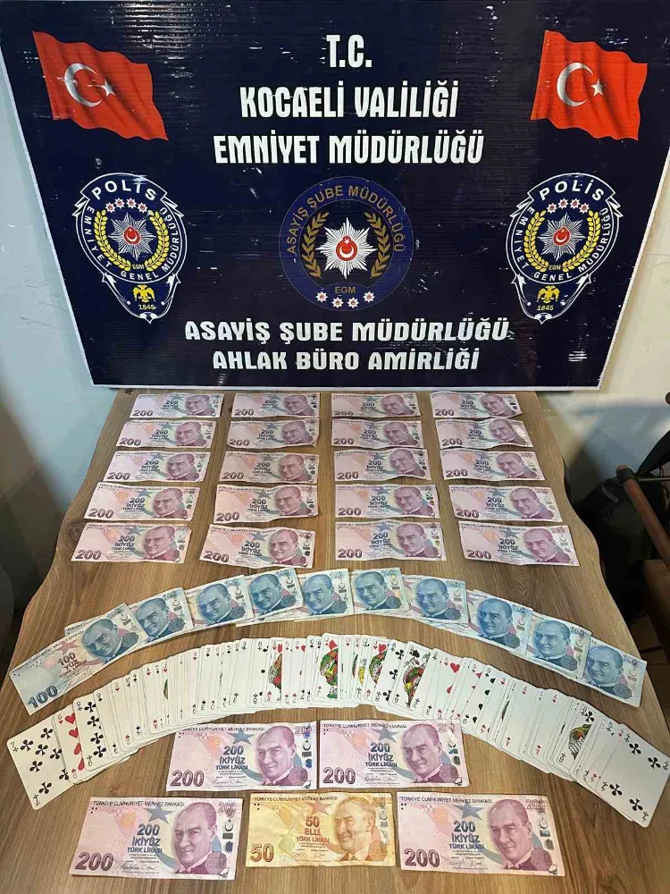 İş yerinde kumar oynayan 10 kişiye 92 bin TL ceza