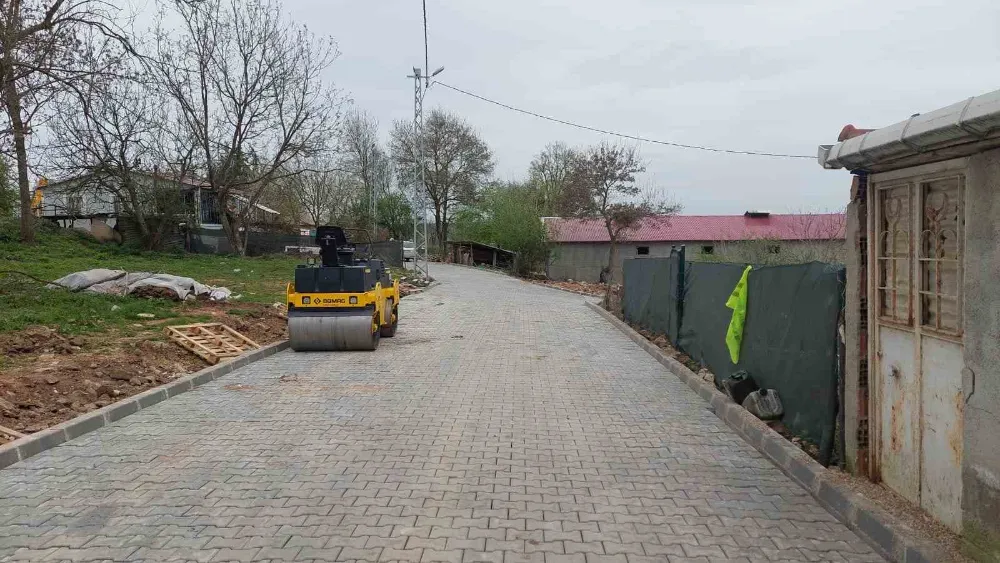 Körfez’in köylerine parke taşı döşeniyor
