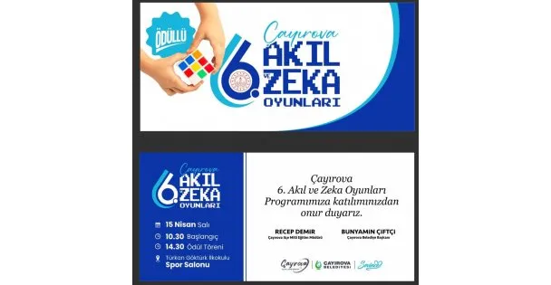 Çayırova’da ’Akıl ve Zeka Oyunları’ yarışması düzenlenecek