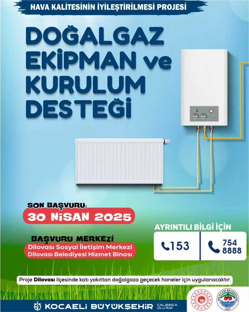 Dilovası’nda Doğalgaza Geçişe Dev Destek