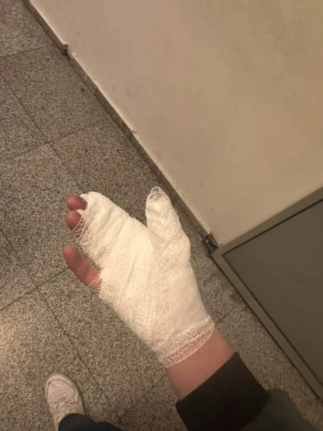 Kutlamalar meşale yanığıyla bitti