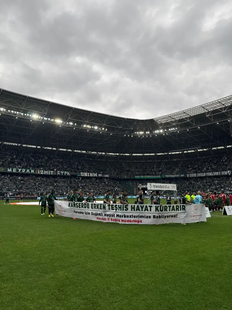 Şampiyon Kocaelispor’dan Kanser Taramalarına Davet