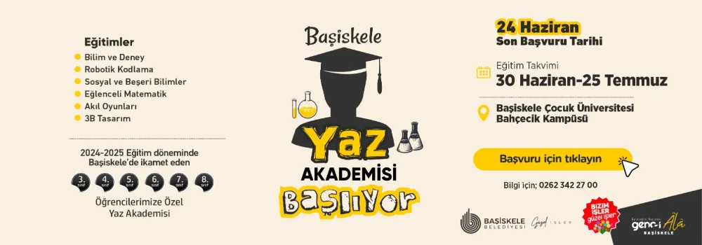 Başiskele Yaz Akademisi Kayıtları Başladı          