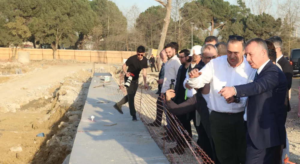 Tünel segmentleri İzmit’teki ana üretim alanına geldi