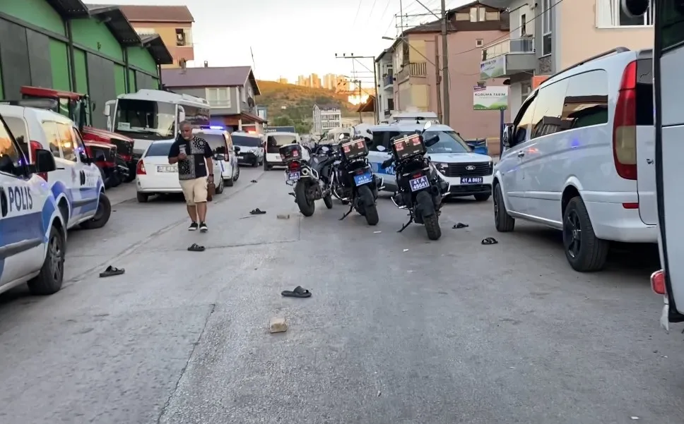 Sokak savaş alanına döndü