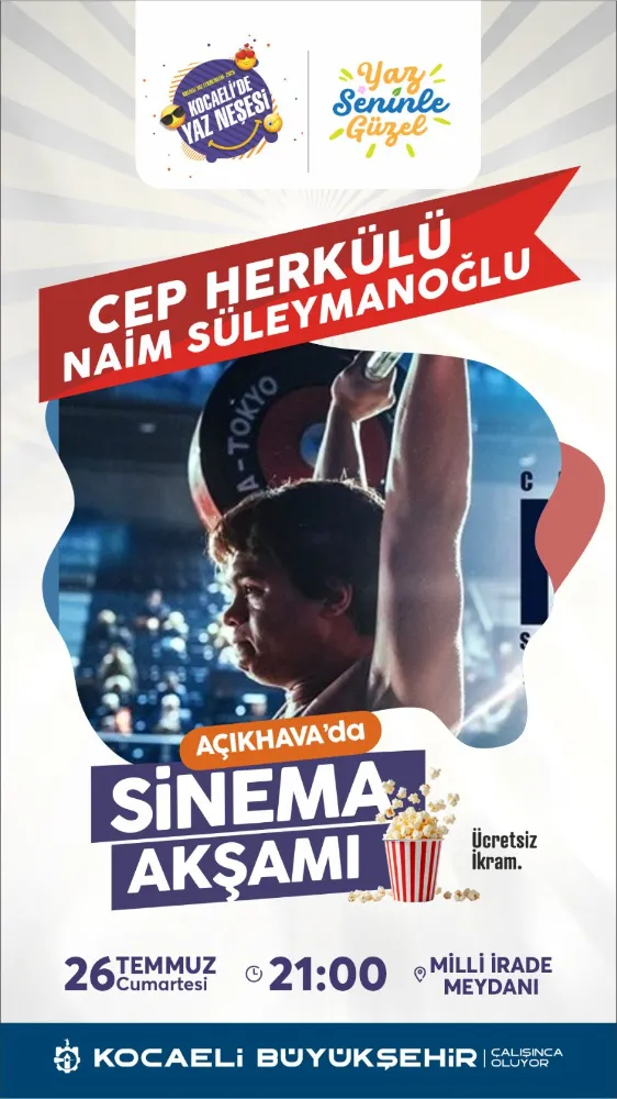 Açık havada sinema keyfi başlıyor