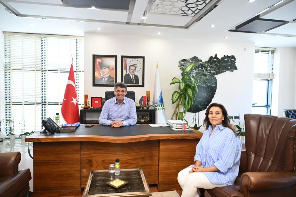 Şef Ayten Saner’den Başkan Kocaman’a Ziyaret