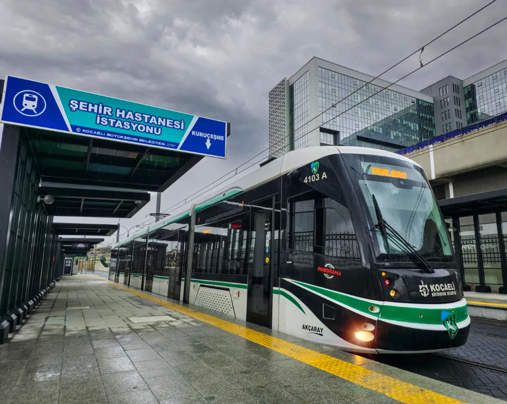 Şehir Hastanesi tramvay hattı rekor kırdı
