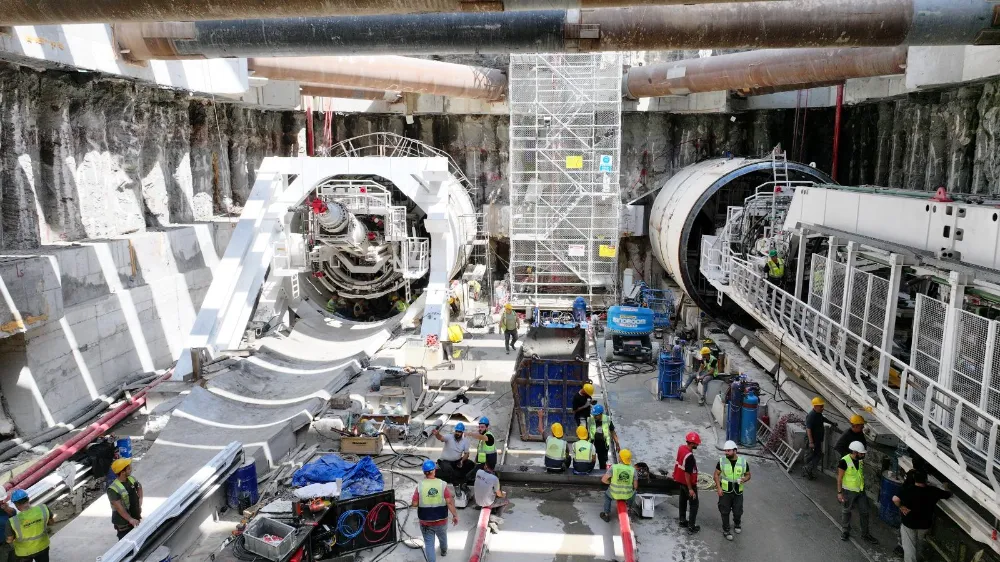 6 TBM aynı anda kazı yapacak