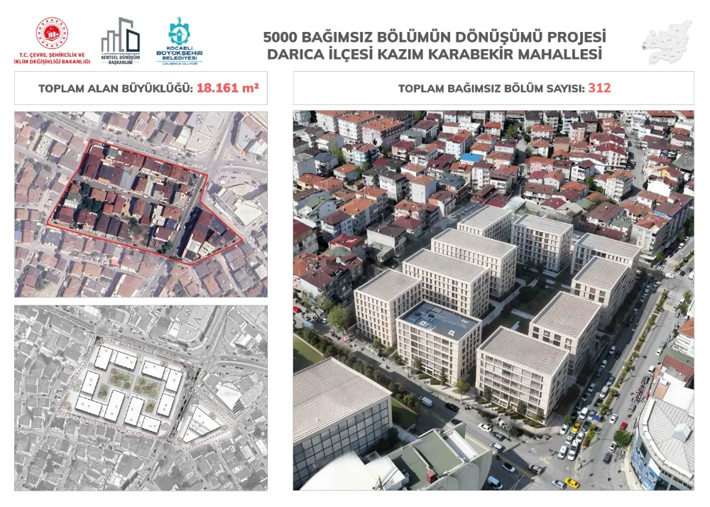 Darıca’da kentsel dönüşüm iki mahalleden başlıyor