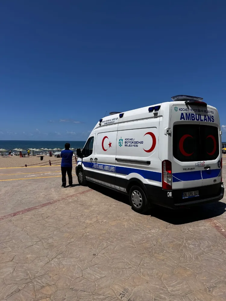 Nakil Ambulans sahillerdeki nöbetini tamamladı