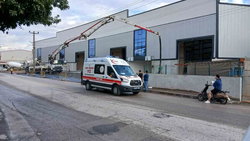 Kocaeli’de fabrika inşaatında akıma kapılan işçi ağır yaralandı