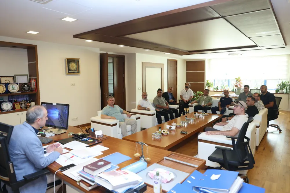 Çiftçi, amatör spor kulübü temsilcilerini ağırladı